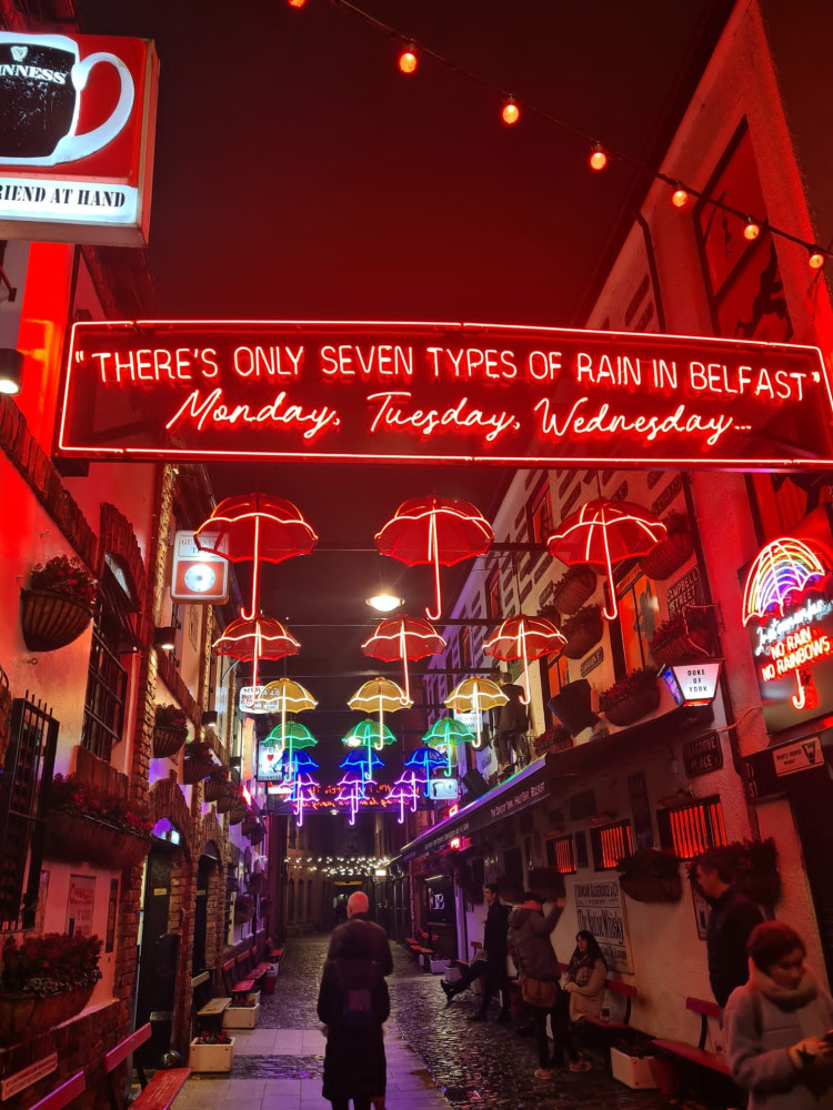 Jane in Belfast in November 2023 for Outburst Queer Arts Festival
