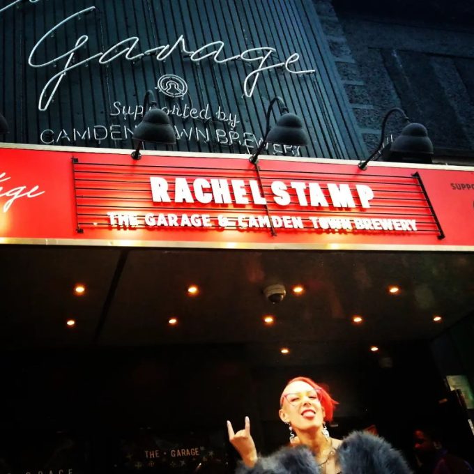 Jane before seeing Rachel Stamp at The Garage in London in 2022